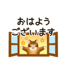 動く☆猫たちのスタンプ(冬)（個別スタンプ：10）