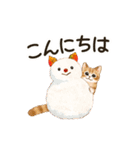 動く☆猫たちのスタンプ(冬)（個別スタンプ：11）