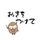 ふくろう★大きな文字の日常会話（個別スタンプ：29）