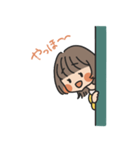 困り眉のおんなのこ（個別スタンプ：1）