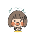 困り眉のおんなのこ（個別スタンプ：5）