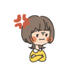 困り眉のおんなのこ（個別スタンプ：8）
