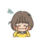 困り眉のおんなのこ（個別スタンプ：15）