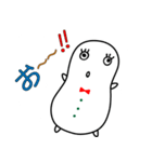 雪だるまのふわ雪さん（個別スタンプ：3）