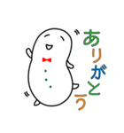 雪だるまのふわ雪さん（個別スタンプ：4）