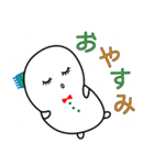 雪だるまのふわ雪さん（個別スタンプ：5）