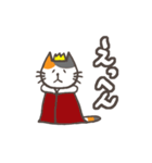 でか文字★三毛ねこ日常会話（個別スタンプ：3）