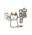 でか文字★三毛ねこ日常会話（個別スタンプ：26）