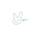 何？うさぎ（個別スタンプ：5）