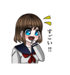 使いやすい女の子達（個別スタンプ：3）