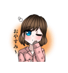 使いやすい女の子達（個別スタンプ：8）