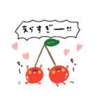 ダイエットする野菜とフルーツ（個別スタンプ：3）