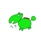 謎の怪獣（個別スタンプ：4）