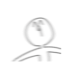 オタクな白いもの。（個別スタンプ：3）