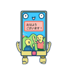 カラフル電話くん（個別スタンプ：1）