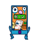 カラフル電話くん（個別スタンプ：8）