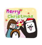 ウェンディとカレン - クリスマス（個別スタンプ：1）