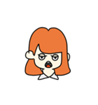 ねむいぼーいあんどがーる（個別スタンプ：1）