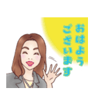 ゆきさん似顔絵スタンプ（個別スタンプ：1）