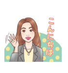 ゆきさん似顔絵スタンプ（個別スタンプ：2）