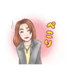 ゆきさん似顔絵スタンプ（個別スタンプ：7）