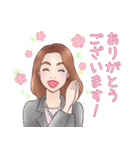ゆきさん似顔絵スタンプ（個別スタンプ：10）