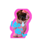 琥珀familyでらっくちゅ（個別スタンプ：5）