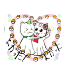 てるてるアニマル6 和菓子会（個別スタンプ：1）