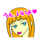 8ビットガールズ（個別スタンプ：4）