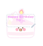 HBD / Cutie Heart Daily sticker JP（個別スタンプ：3）