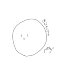 素朴な顔メッセージ.1（個別スタンプ：6）