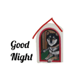 黒柴犬 Schwarz（個別スタンプ：22）