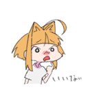 擬人化3人娘スタンプ（個別スタンプ：28）