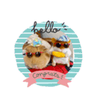 癒し系モルモット♡モッチ＆パン（個別スタンプ：3）