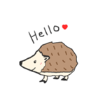 ハリネズミちゃん。。（個別スタンプ：2）