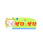 動く！「省スペース」かぶるんです猫3(改)（個別スタンプ：19）