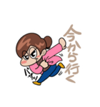 ハッピーもえちゃんスタンプ（個別スタンプ：1）