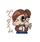ハッピーもえちゃんスタンプ（個別スタンプ：5）