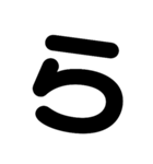 シンプルなデカ文字！！（個別スタンプ：1）