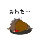 こむ。競馬（個別スタンプ：7）