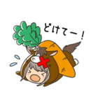 こむ。競馬（個別スタンプ：16）