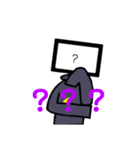 画面男子（個別スタンプ：36）