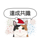 Meow Le！クリスマス！（個別スタンプ：21）