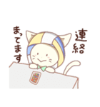 バレーねこ ニケ（個別スタンプ：24）