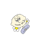 顔にかいてある人たち。（個別スタンプ：1）