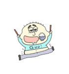 顔にかいてある人たち。（個別スタンプ：3）