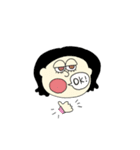 顔にかいてある人たち。（個別スタンプ：5）