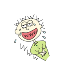 顔にかいてある人たち。（個別スタンプ：7）