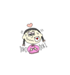 顔にかいてある人たち。（個別スタンプ：8）