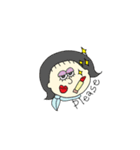 顔にかいてある人たち。（個別スタンプ：9）